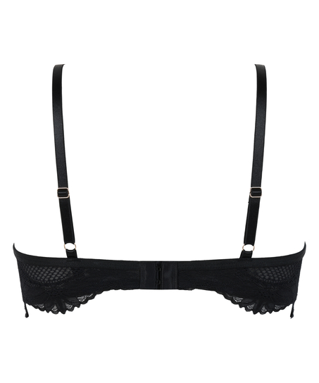 Half-Padded Cup Underwired Bra Belladonna, Black