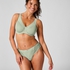 Nina Non-Padded Underwired Minimizer Bra, Green
