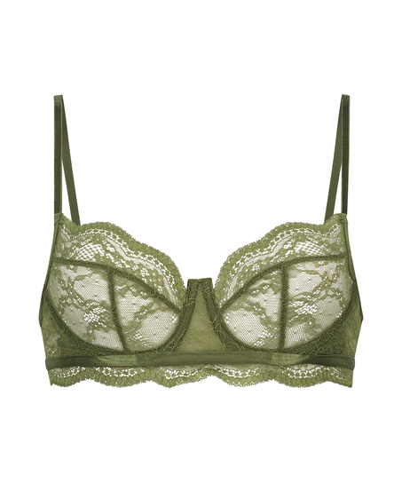 Isabelle Non-Padded Underwired Bra, Green