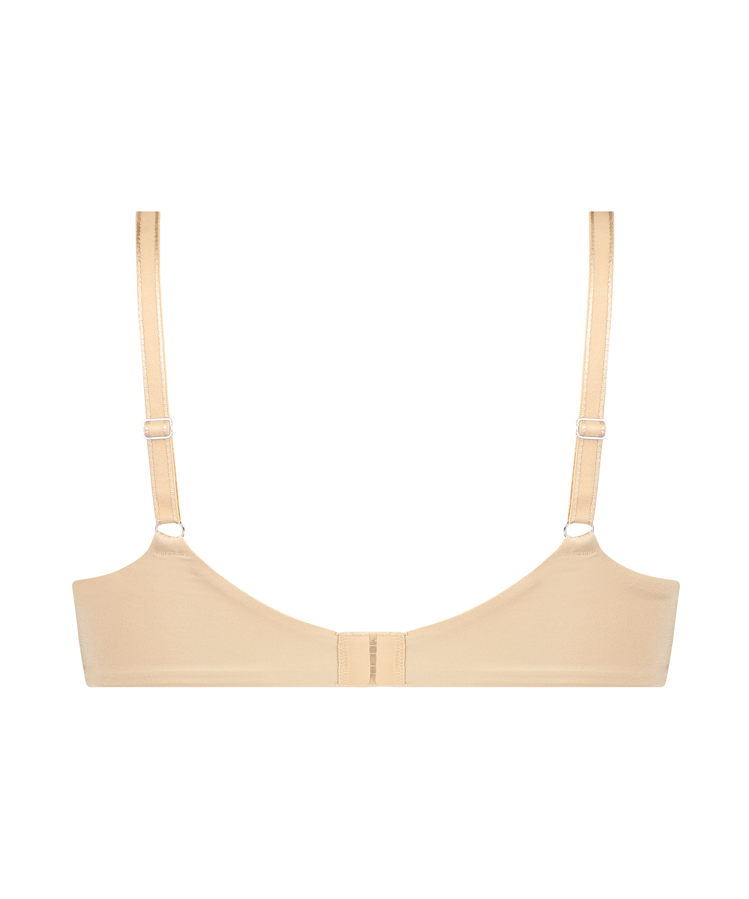 Mona padded non-underwired bra, Beige, main
