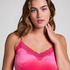 Velours Lace Cami Top, Pink