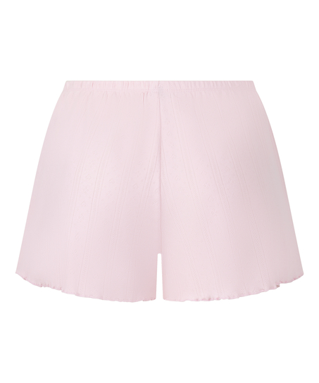 Pointelle Shorts, Pink
