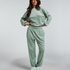 Velours Jogging Pants, Green