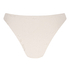 Crochet High Leg Bikinibottom, White