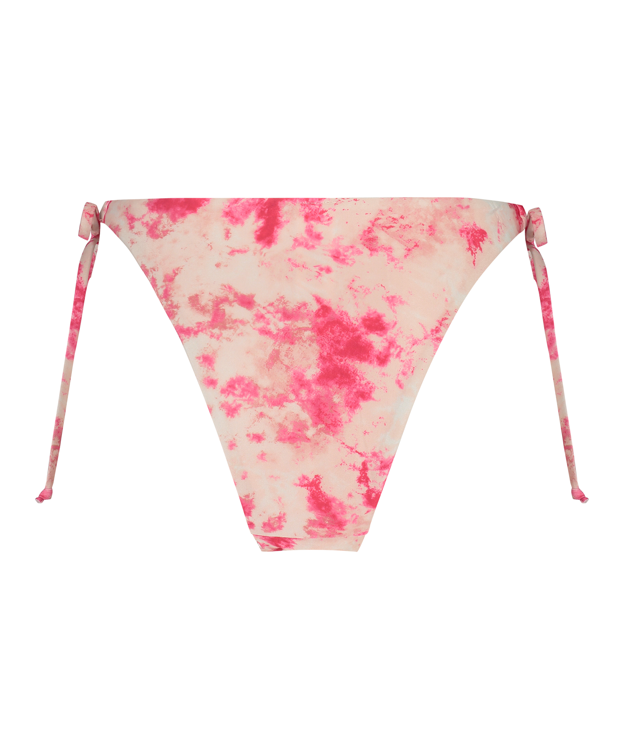 Tie Dye High Leg Bikini Bottom, Pink, main