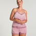 Velours Lace Cami Top, Purple