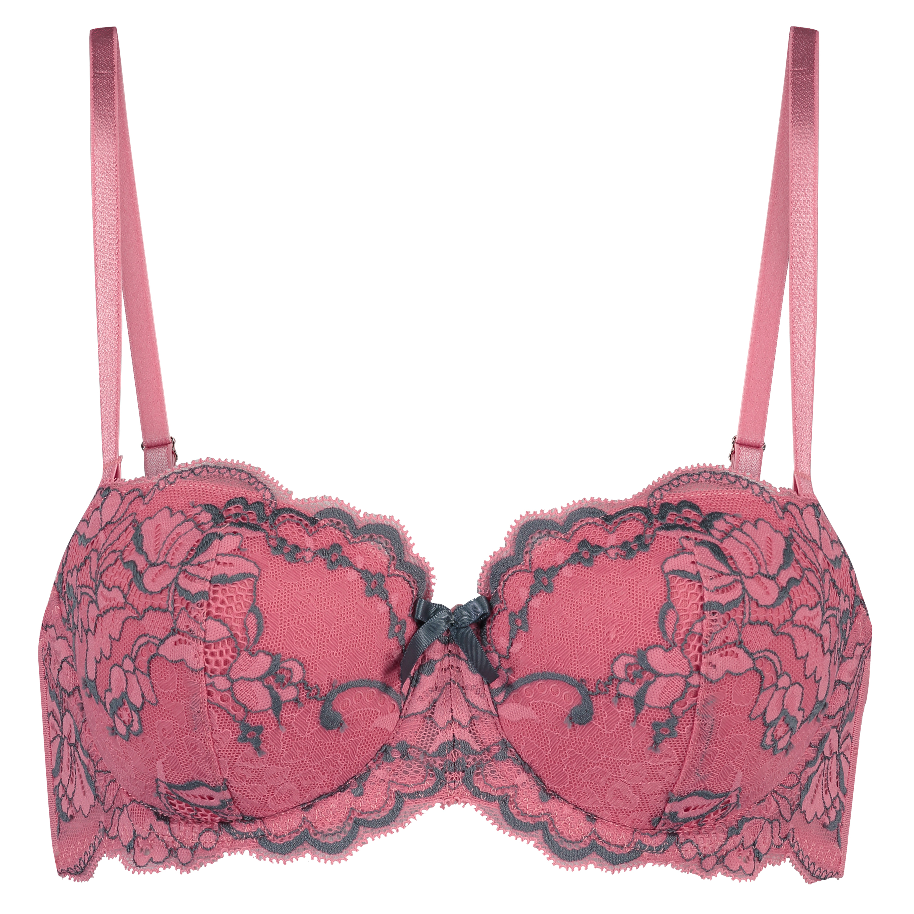 Roberta Padded Underwired Strapless Bra, Pink, main