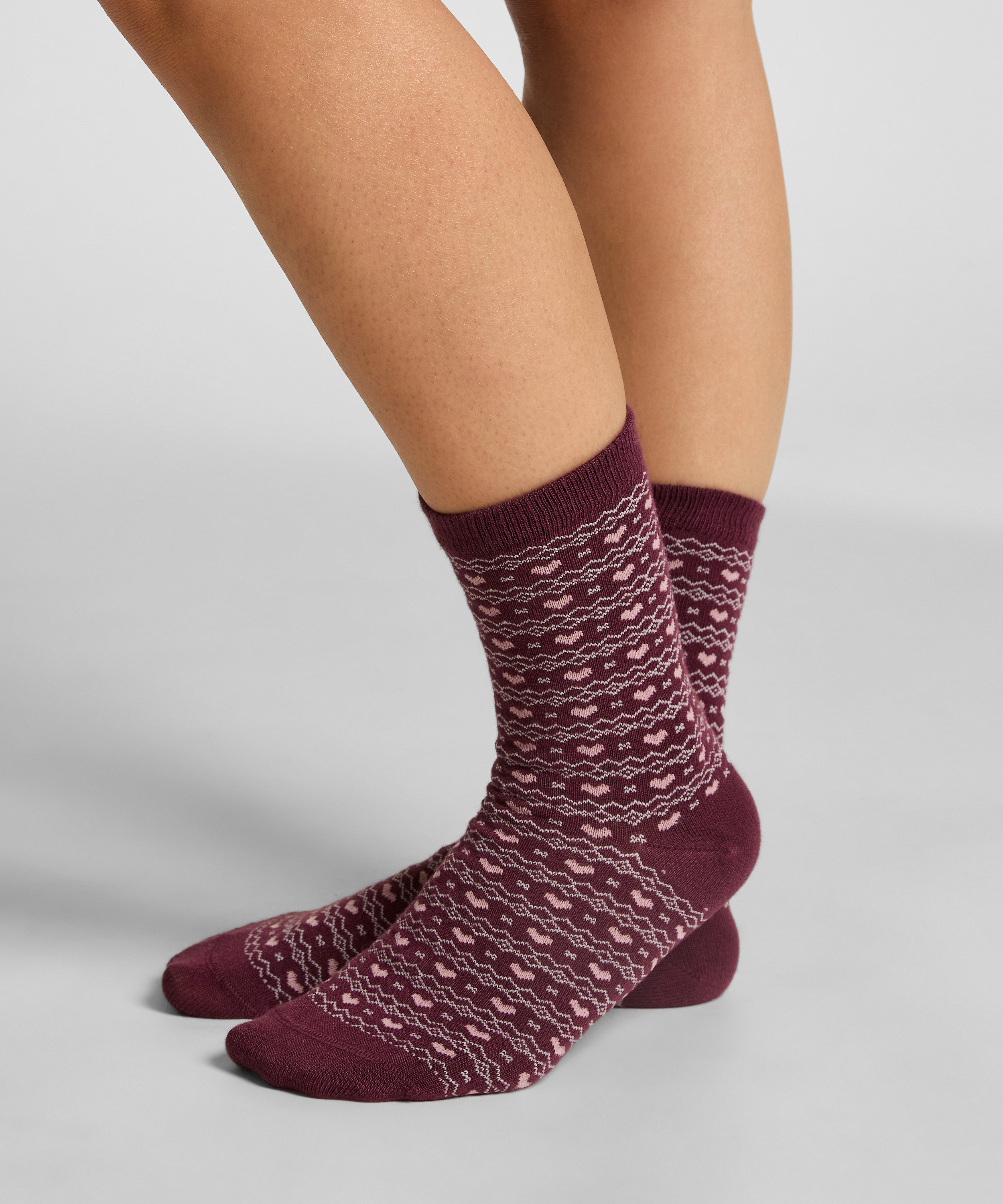 Modal Crew Socks, Purple, main
