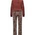 Velvet pyjama set, Brown