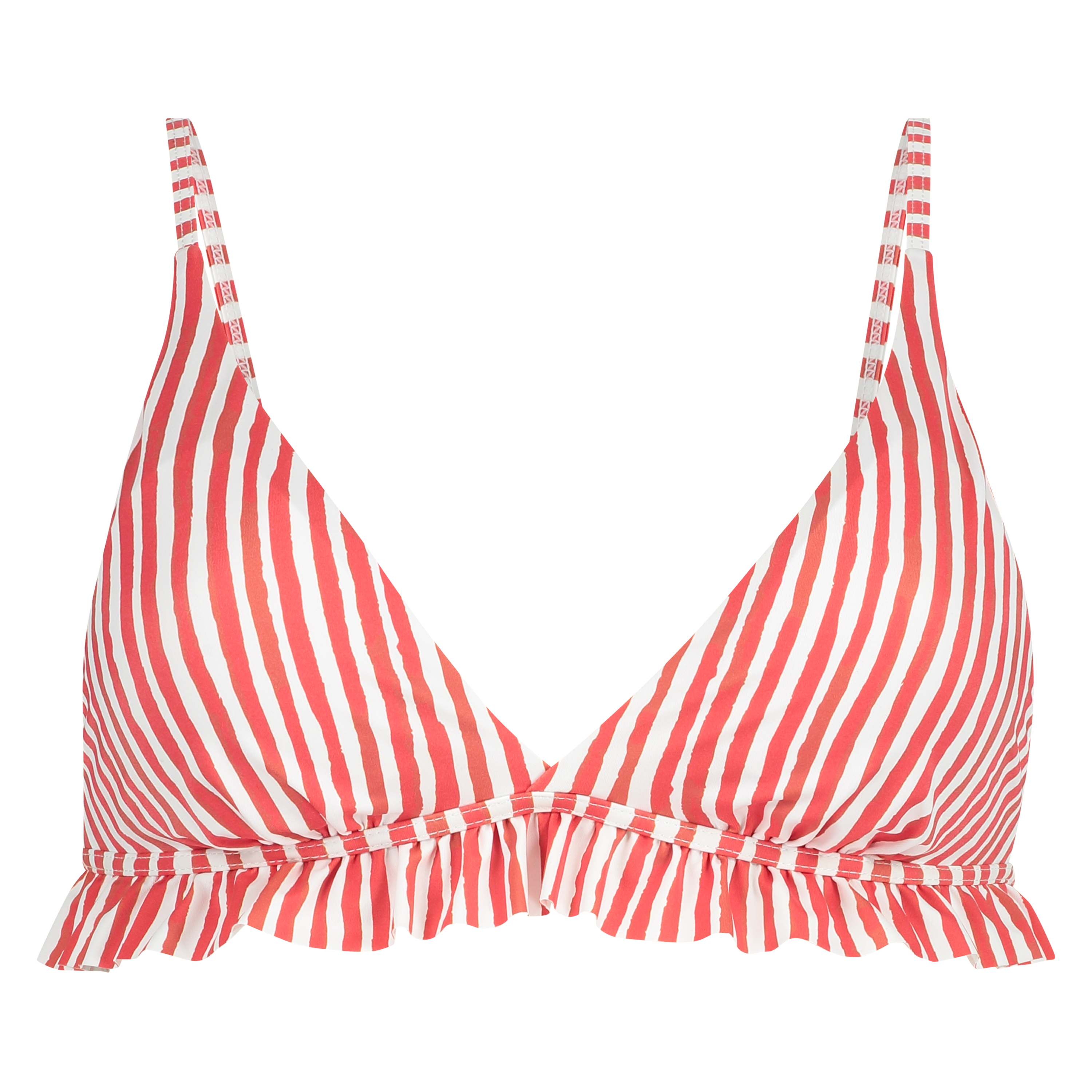 Julia triangle bikini top, Red, main