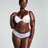 Angie Padded Underwired Push-Up Bra, White