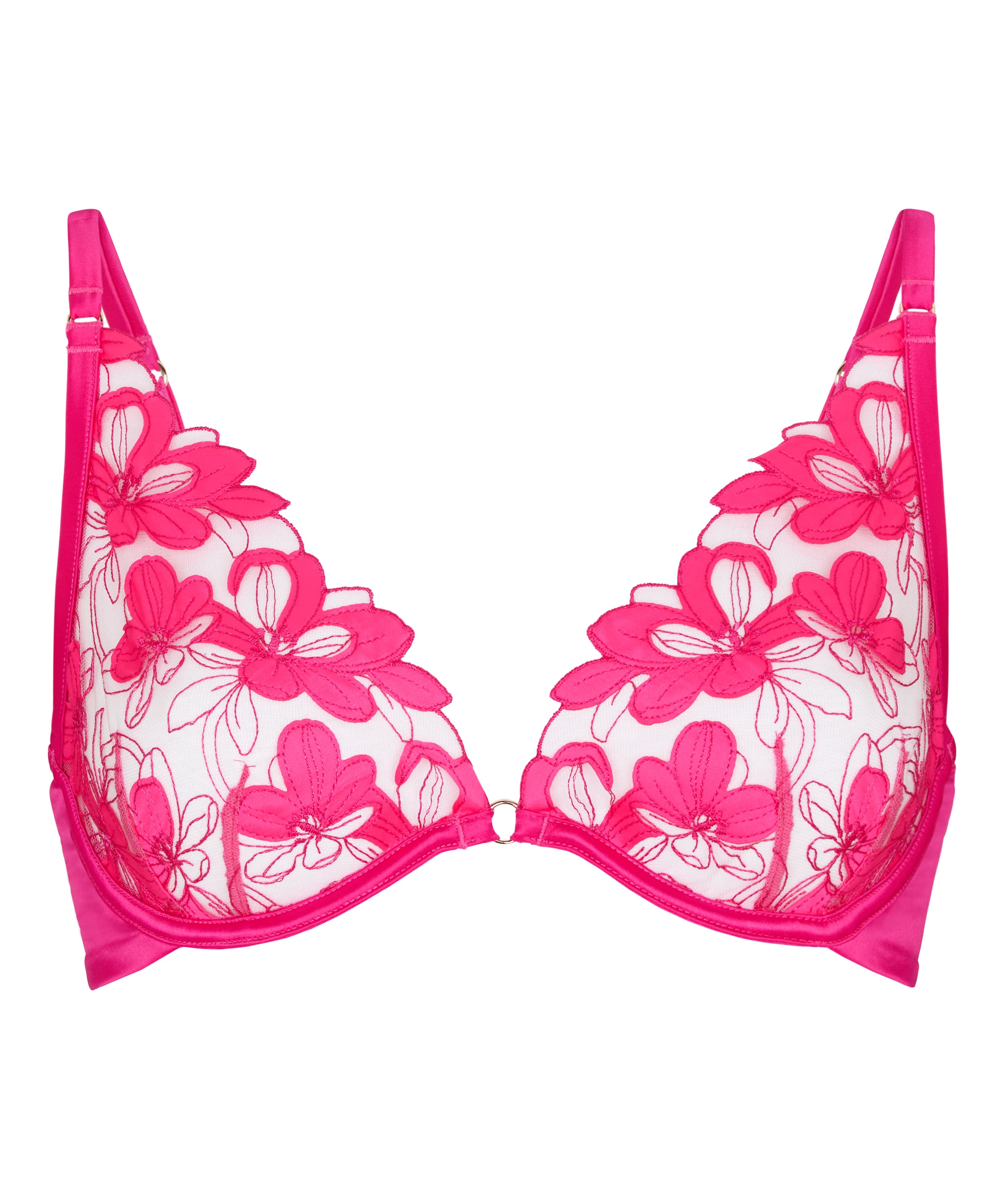 Non-Padded Underwired Bra Beatrice, Pink, main