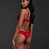 Sosha Brazilian with open crotch, Red