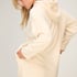 Snuggle Fleece Lounge Dress, White