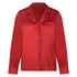 Satin Long-Sleeved Jacket, Red