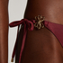 Yucatan High-Leg Bikini Bottoms, Red