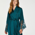 Satin Kimono, Blue