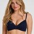 Lola Padded Non-Wired Bra, Blue