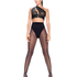 Diamond Lurex Tights, Black
