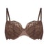 Marine Non-Padded Underwired Bra, Brown