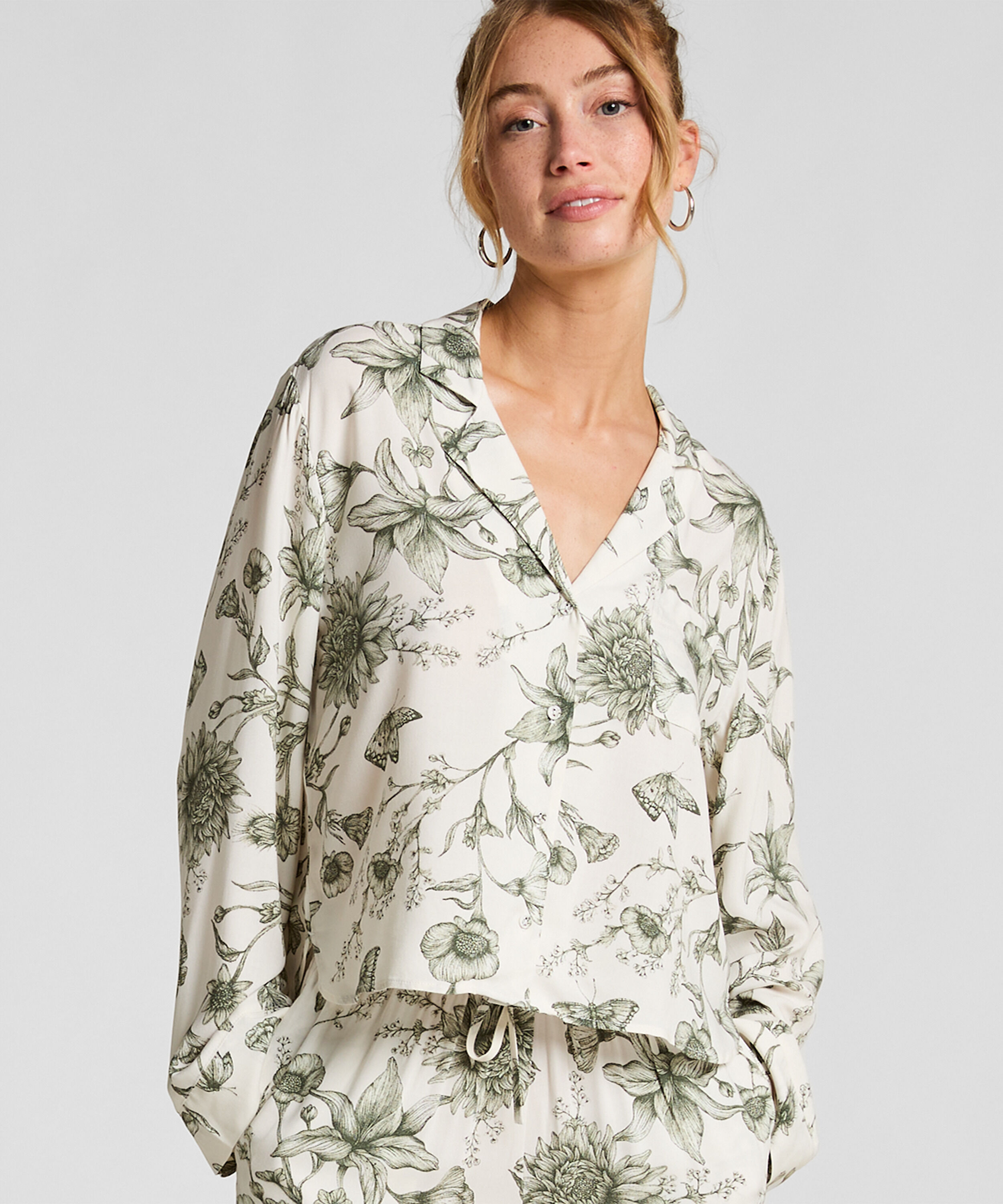 Storylover Pyjama Top, White