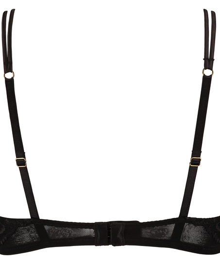 Non-padded underwired bra Jolie, Black