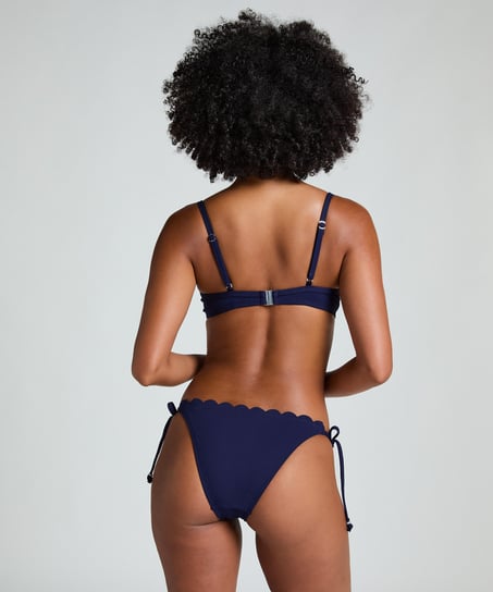 Scallop Bikini Bottoms, Blue
