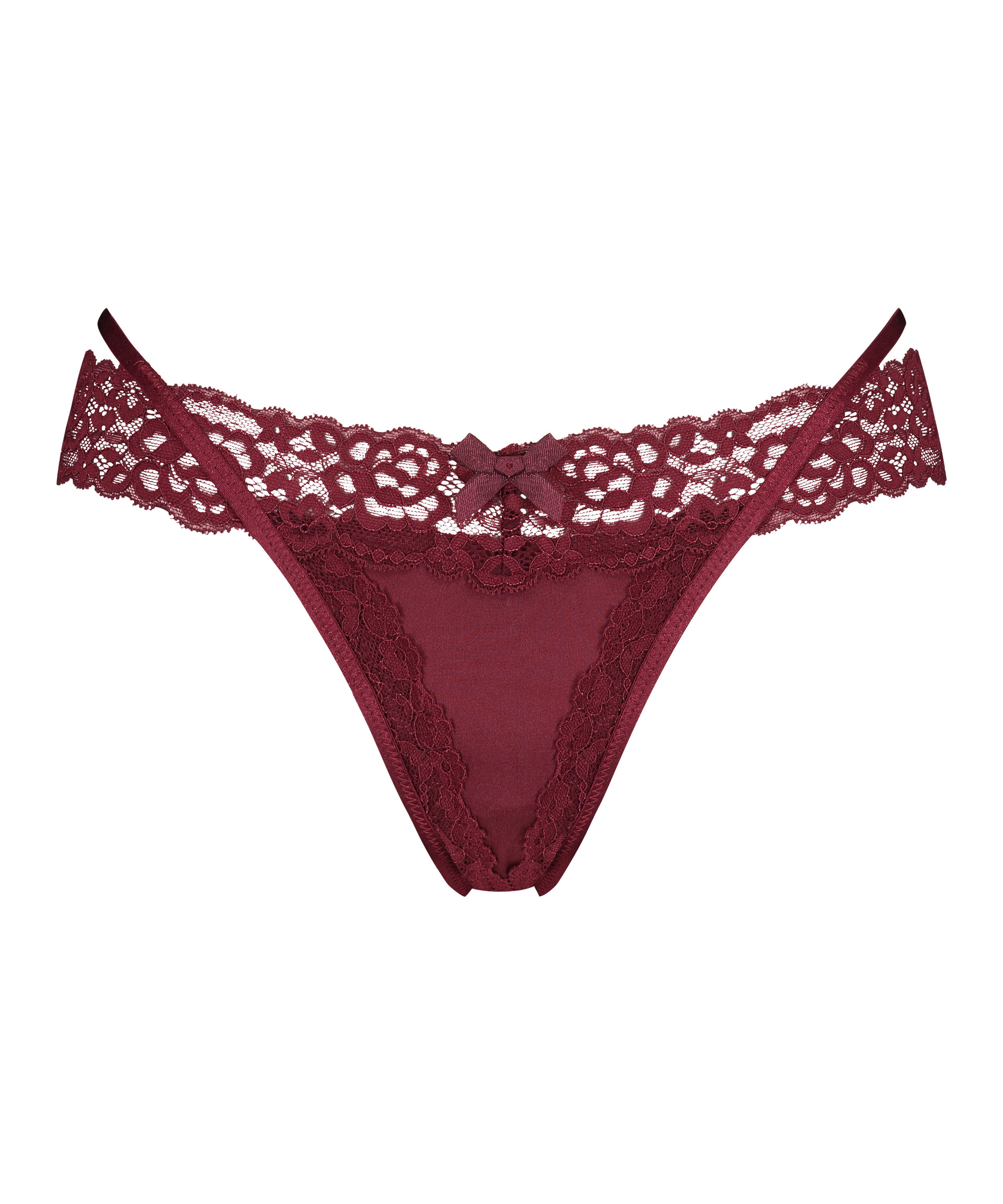 Willow Low RiseThong, Red, main
