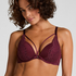 Isadora Padded Underwired Push-Up Bra, Red