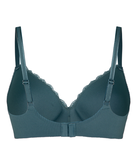 Lola Padded Non-Wired Bra, Blue