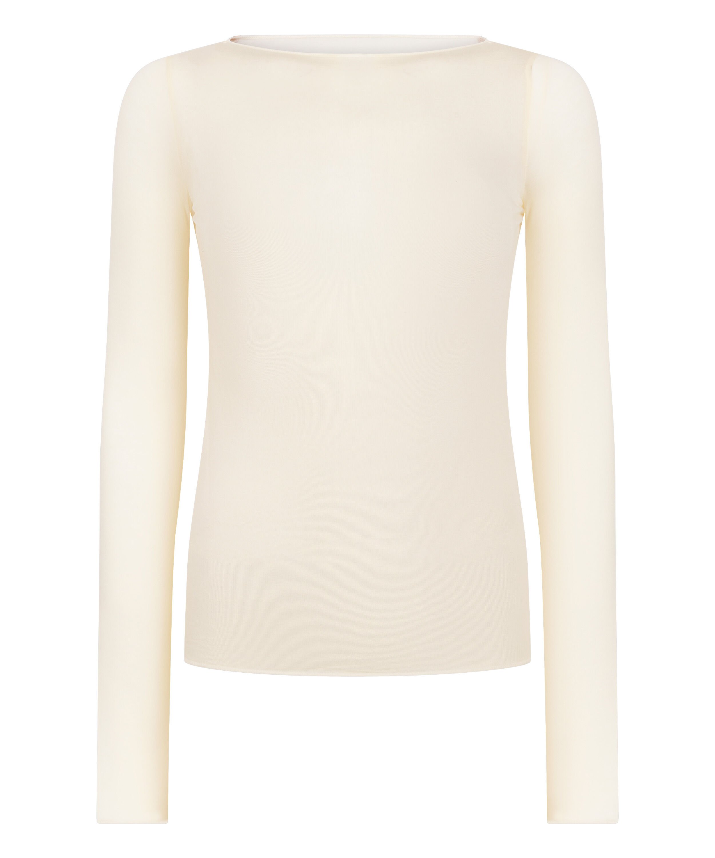 super soft Boatneck shirt with Cashmere, Yellow