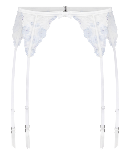 Suspenderbelt Peonie, White