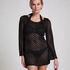 Beach Crochet Dress, Black