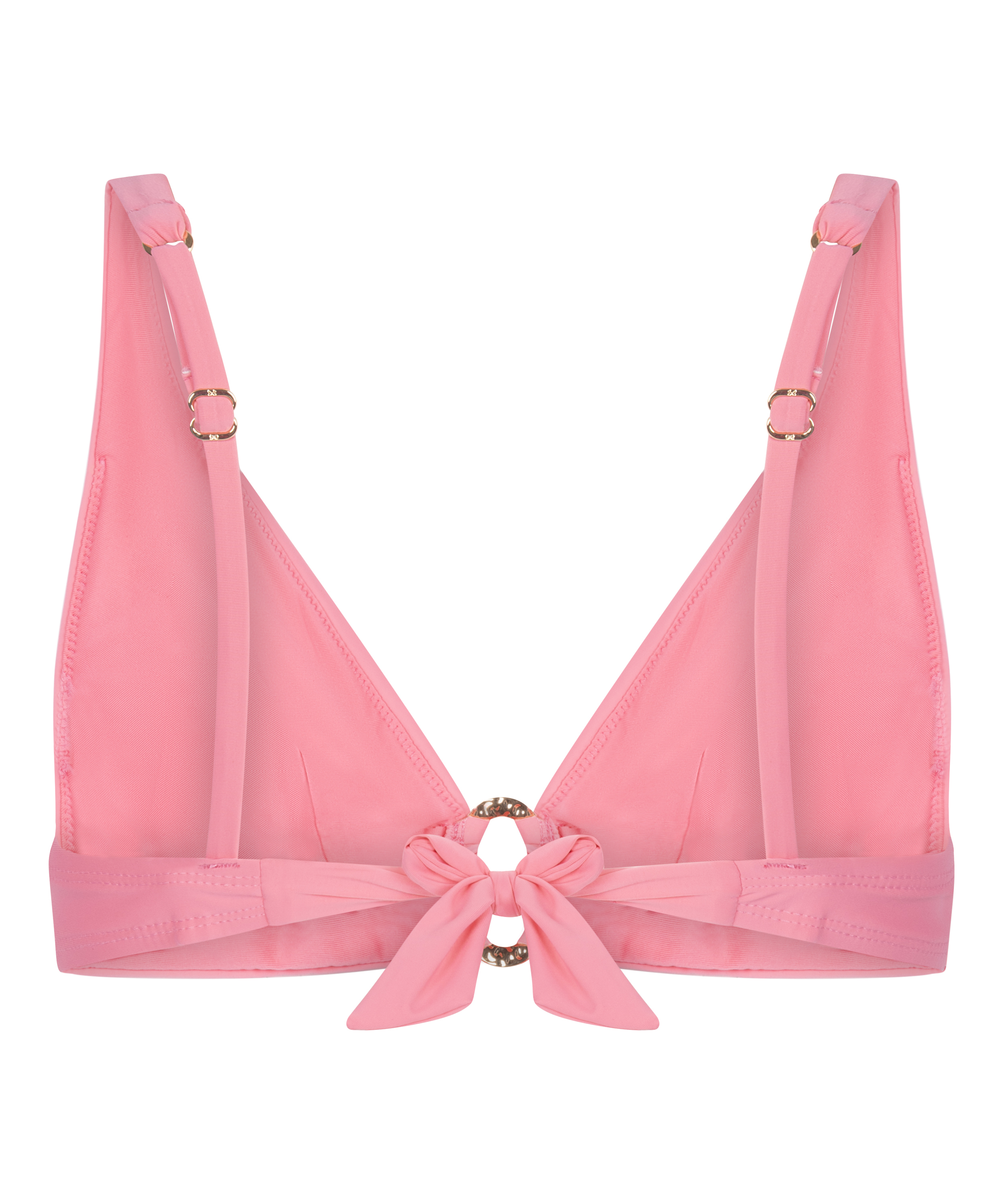 Triangle Bikini Top Luxe, Pink, main