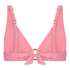Triangle Bikini Top Luxe, Pink