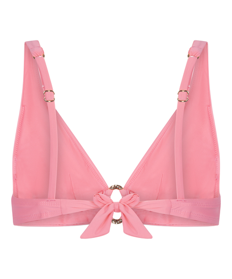 Triangle Bikini Top Luxe, Pink