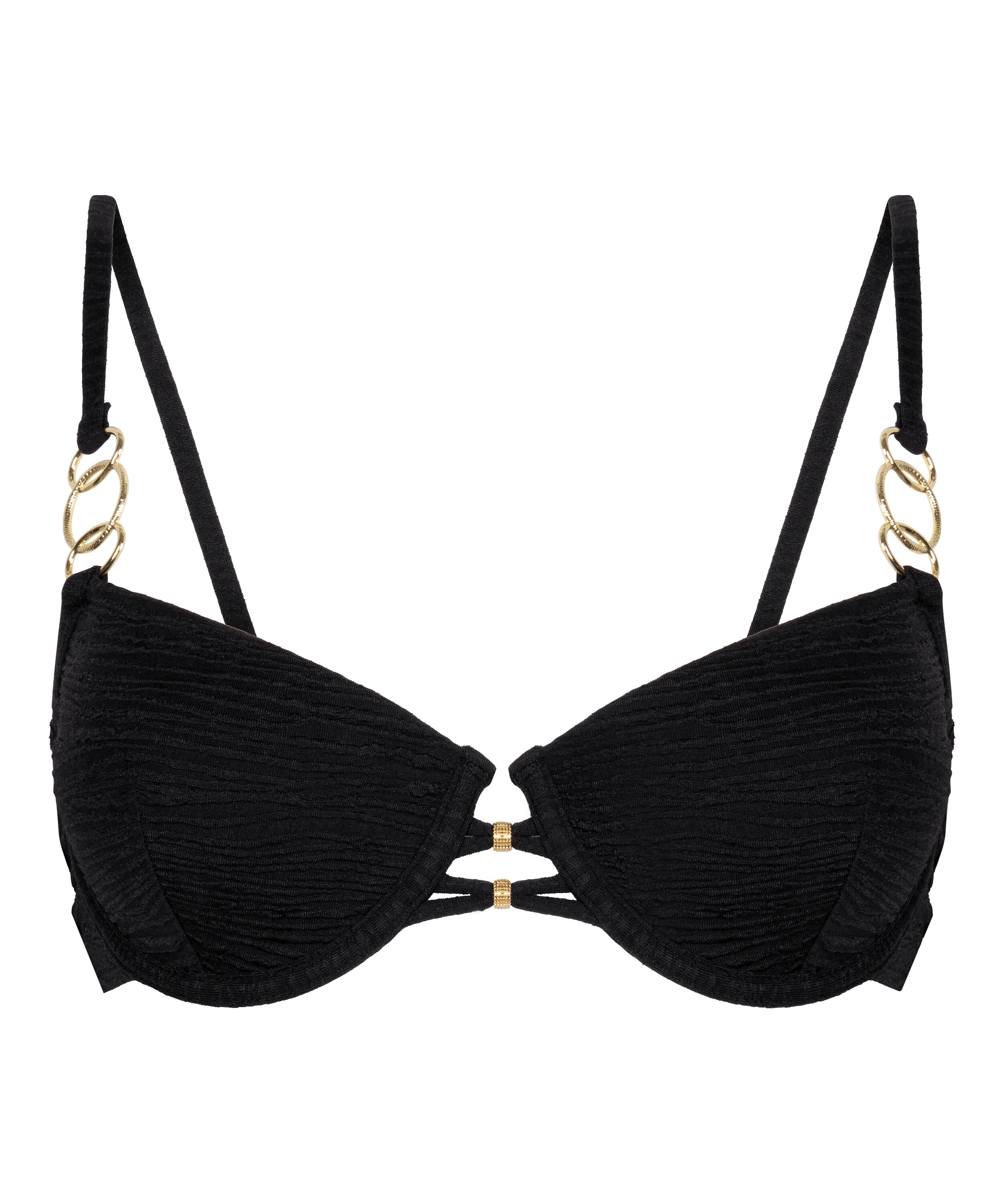 Bahamas Padded Bikini Top, Black