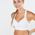 HKMX Sports bra The All Star Level 2, White