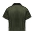 Short Sleeve Velour Jacket, Green