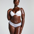 Angie Padded Underwired Push-Up Bra, White
