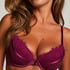 Sia Padded Underwired Bra, Purple