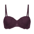 Tracey Padded Strapless Underwired Bra, Purple