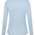 Longsleeved Pyjama Top Henley, Blue