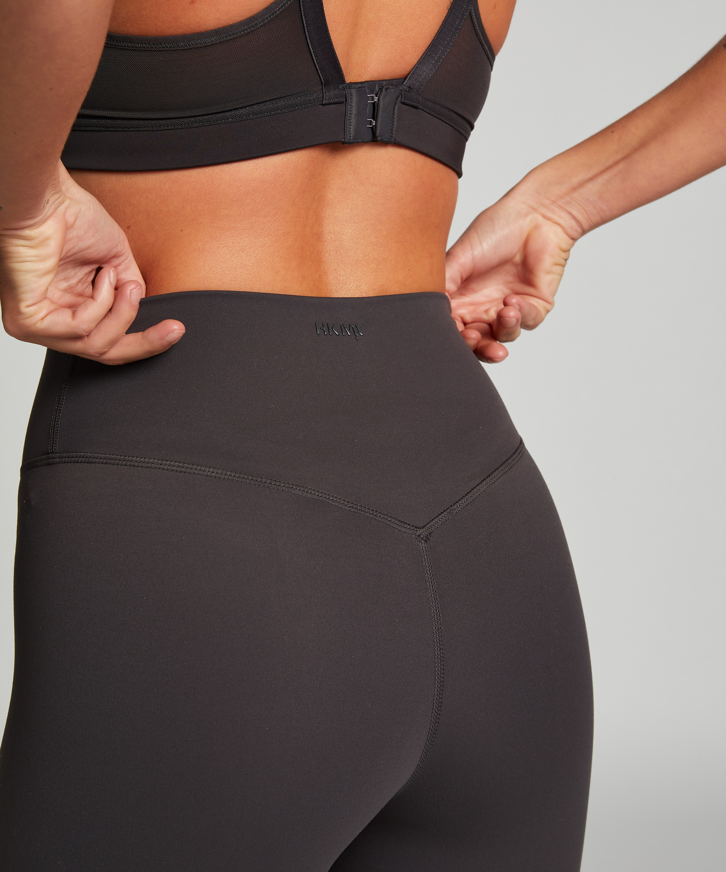 HKMX High Waist Leggings, Gray, main