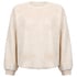 Longsleeved Top Fluffy Fleece, Beige