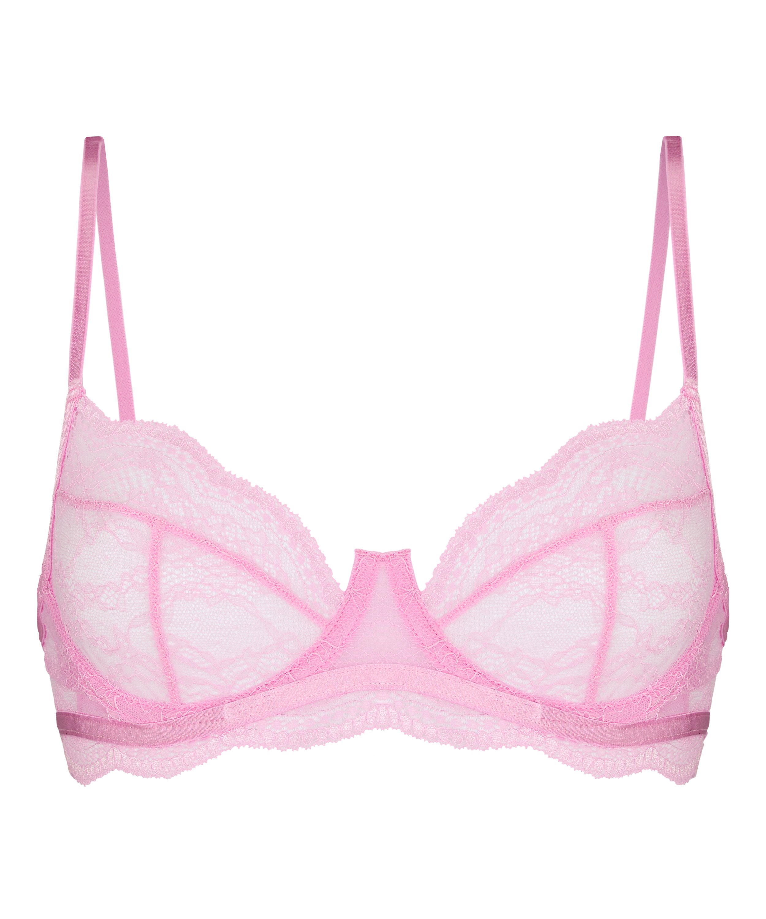 Isabelle Non-Padded Underwired Bra, Pink, main