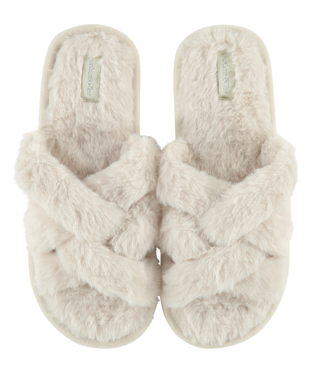Bobby Slippers, Beige