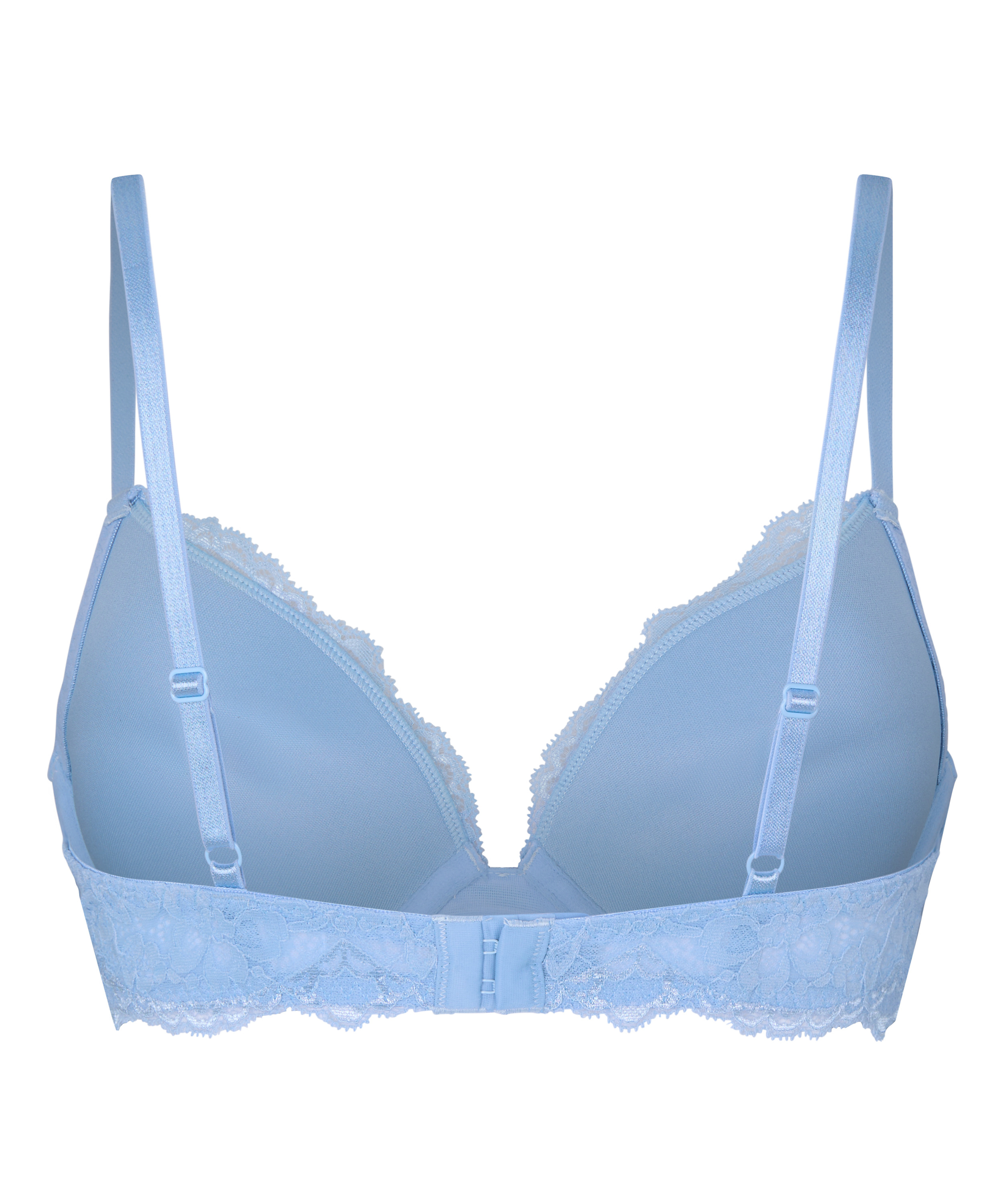 Marine Padded Push-Up Underwired Bra, Blue, main