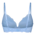 Marine Padded Push-Up Underwired Bra, Blue