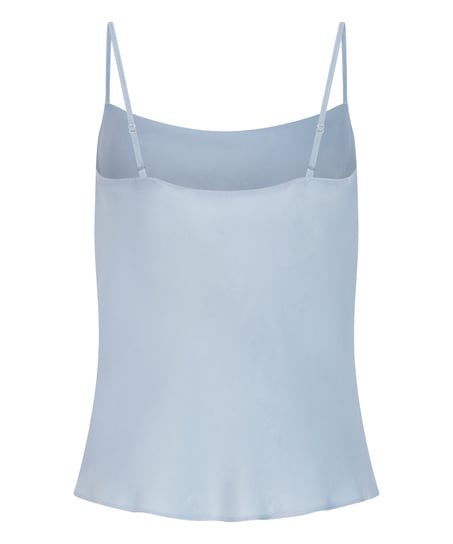 Cami Satin Minimal, Blue